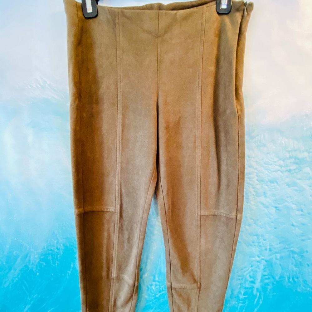 Green Suede Pants